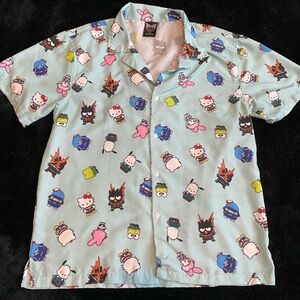 Myheroacademia x Hello Kitty & Friends Button down SZ M